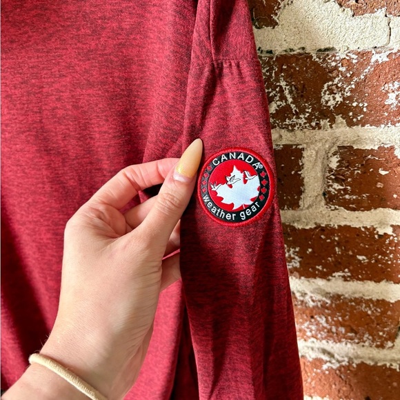 Canada Weather Gear red athleisure top - Picture 7 of 8